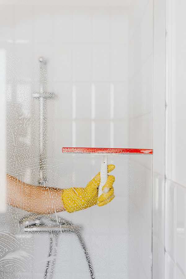 Cleaning the Shower